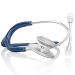 MDF® MD One® Stainless Steel Dual Head Stethoscope, Navy Tubing MDF 777 (CLEARANCE)